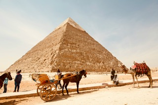 Full day trip to the Giza Pyramids, Memphis Pyramid, and Saqqara Pyramid